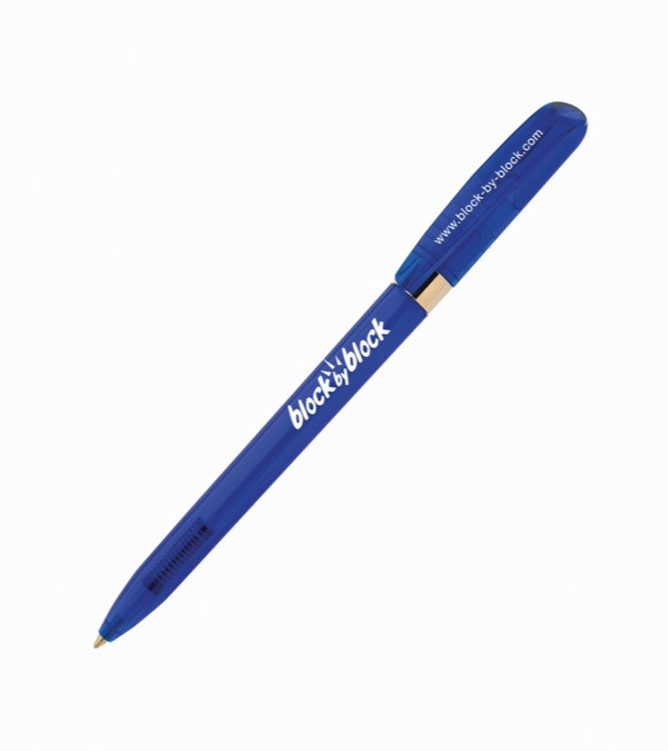 Pivo Clear Gold Ring Pen