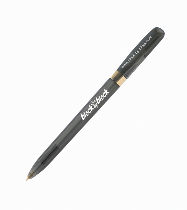 Pivo Clear Gold Ring Pen