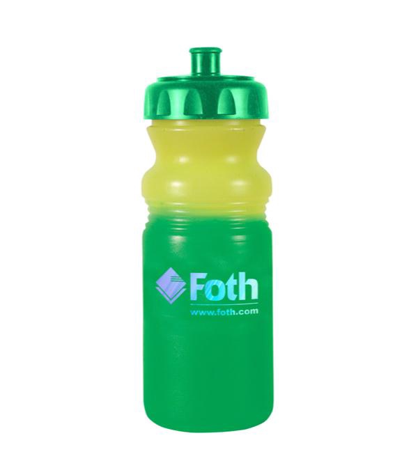 20 oz. Mood Color-Changing Cycle Water Bottle - Full Color Imprint