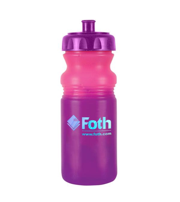 20 oz. Mood Color-Changing Cycle Water Bottle - Full Color Imprint