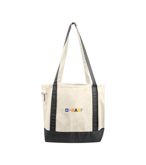 Small Accent Boat Tote Bag - Full Color Imprint