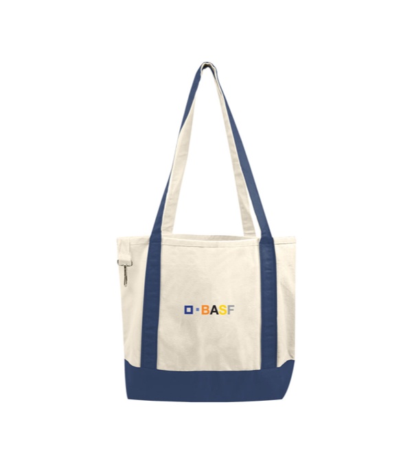 Small Accent Boat Tote Bag - Full Color Imprint