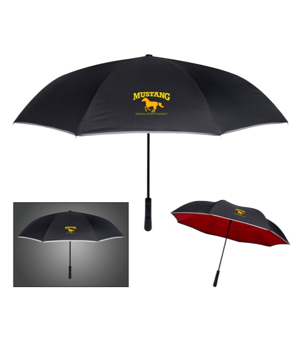 Arc Reflective Edge Inversion Umbrella - 48&quot;