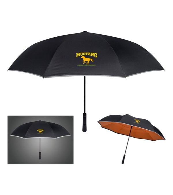 Arc Reflective Edge Inversion Umbrella - 48&quot;