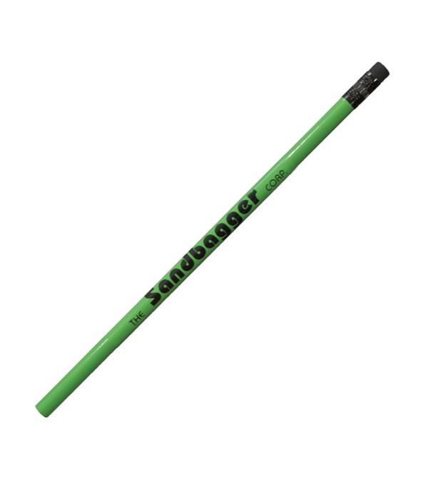 Fluorescent Pencil with Black Eraser