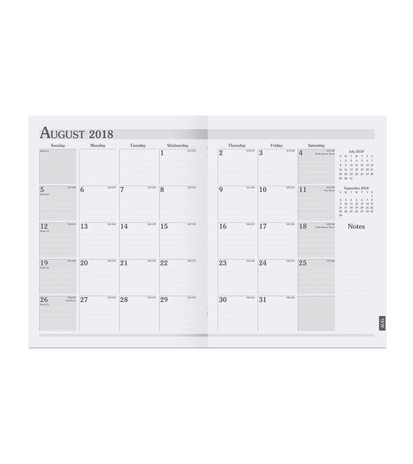 Academic Monthly Planner - Full Color (8 1/4&quot; x 10 3/4&quot;)