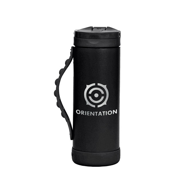 Elemental 14 oz. Iconic Pop Fidget Bottle w/ Drinking Spout and Straw - Laser Imprint