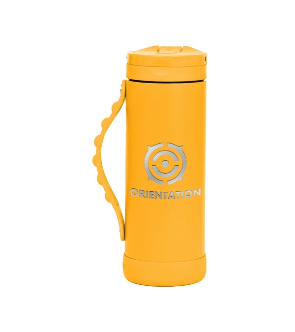Elemental 14 oz. Iconic Pop Fidget Bottle w/ Drinking Spout and Straw - Laser Imprint