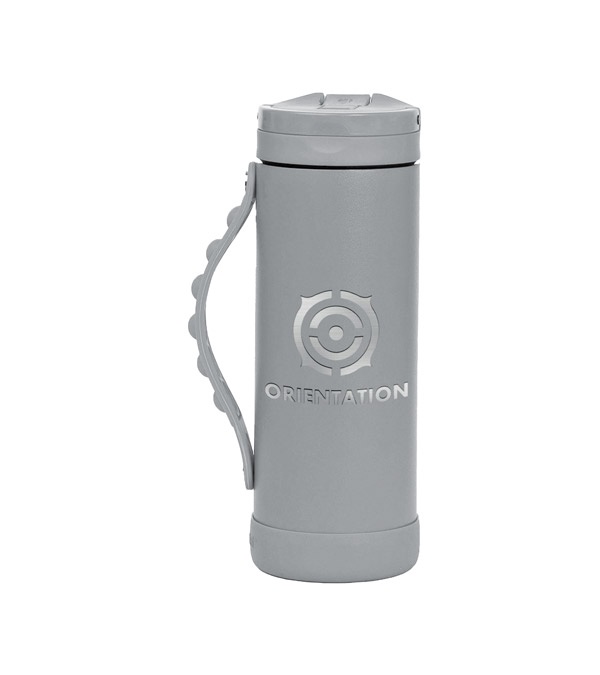Elemental 14 oz. Iconic Pop Fidget Bottle w/ Drinking Spout and Straw - Laser Imprint