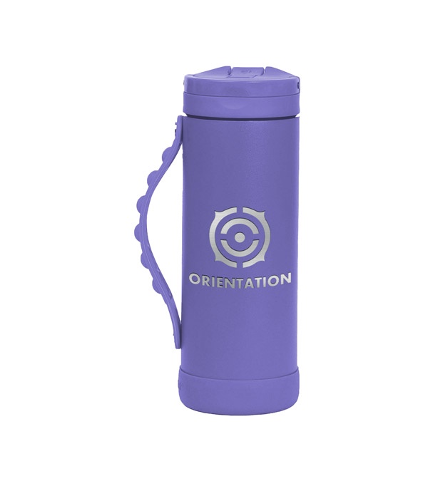 Elemental 14 oz. Iconic Pop Fidget Bottle w/ Drinking Spout and Straw - Laser Imprint