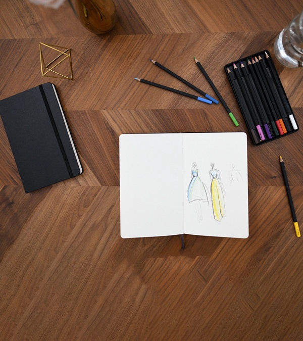 Moleskine Coloring Kit - Sketchbook and Watercolor Pencils