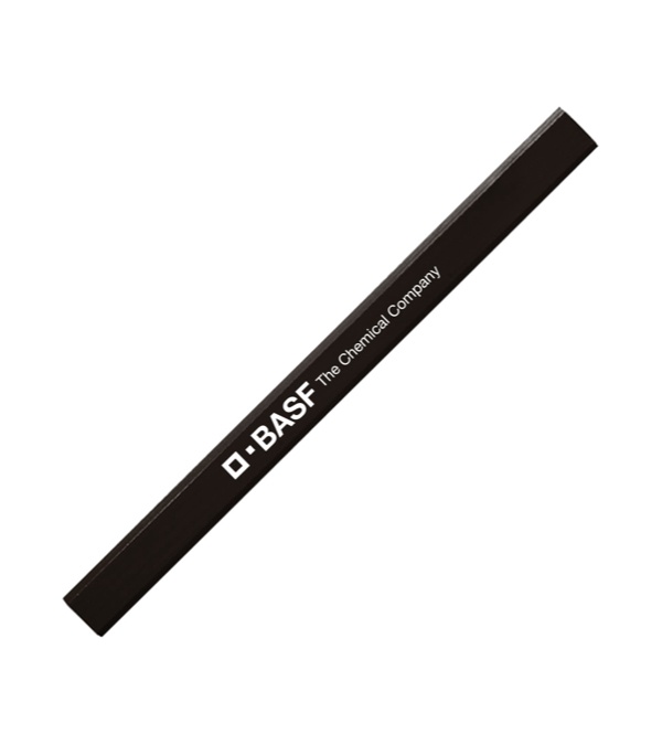 Enamel Carpenter Flat Pencil