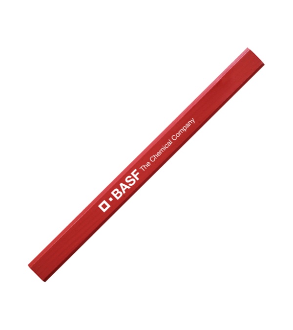 Enamel Carpenter Flat Pencil