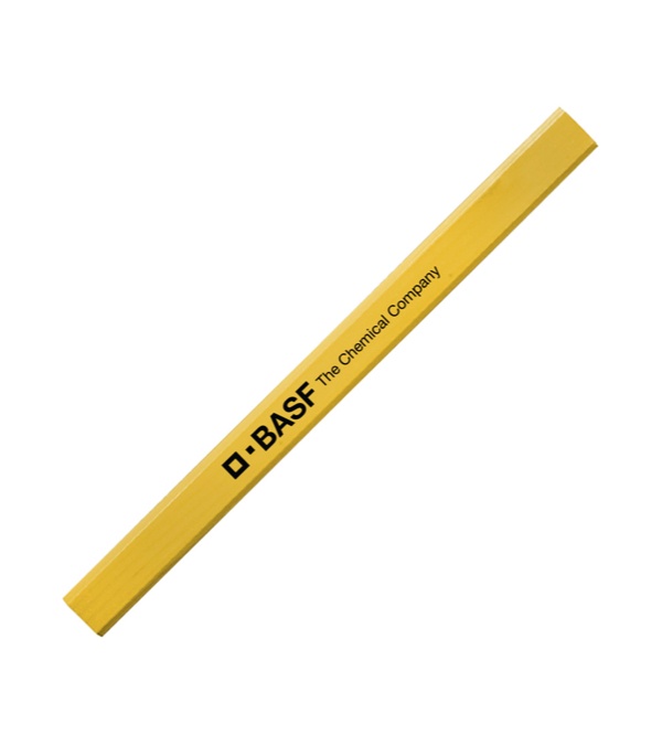 Enamel Carpenter Flat Pencil