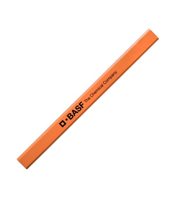 Enamel Carpenter Flat Pencil