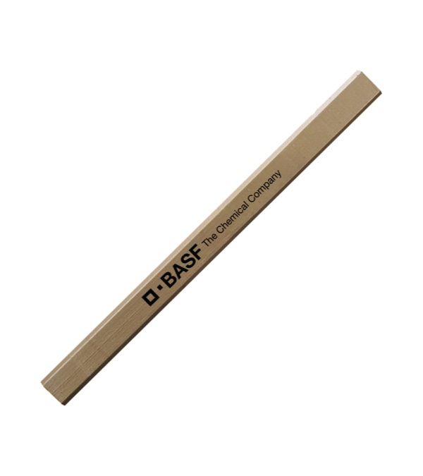 Enamel Carpenter Flat Pencil