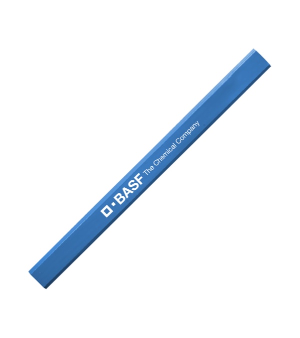 Enamel Carpenter Flat Pencil