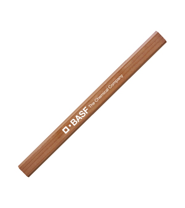 Enamel Carpenter Flat Pencil