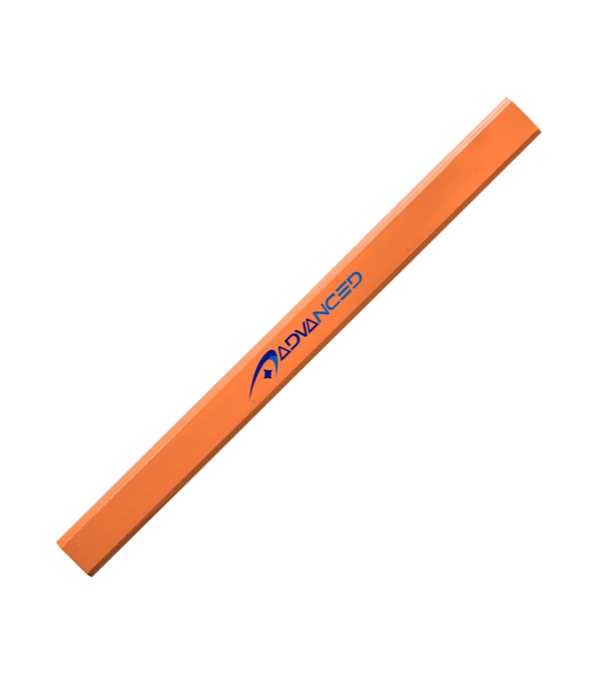 Enamel Carpenter Flat Pencil-Full Color Imprint