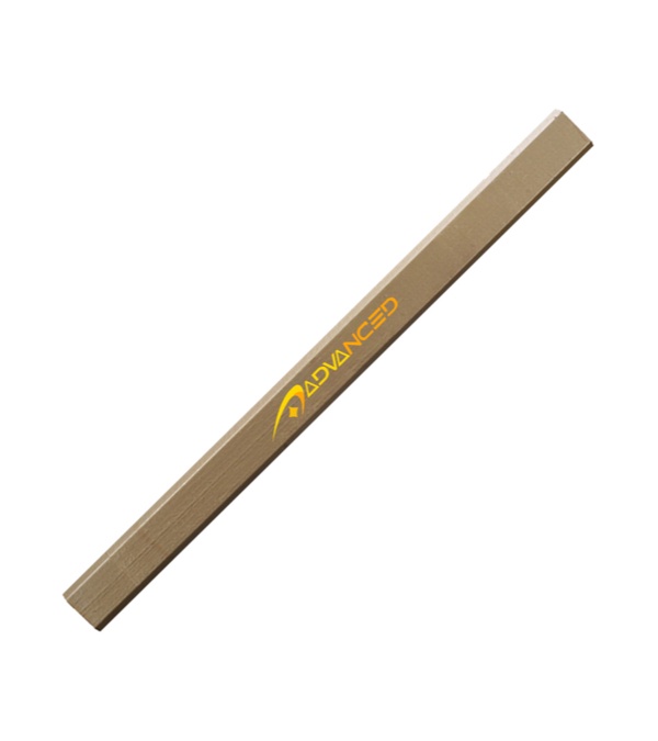 Enamel Carpenter Flat Pencil-Full Color Imprint