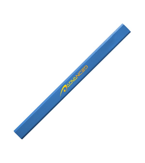 Enamel Carpenter Flat Pencil-Full Color Imprint