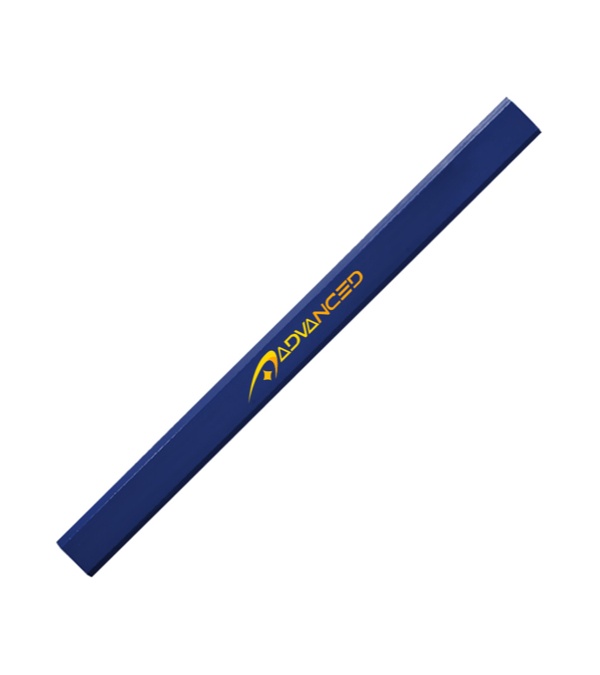 Enamel Carpenter Flat Pencil-Full Color Imprint