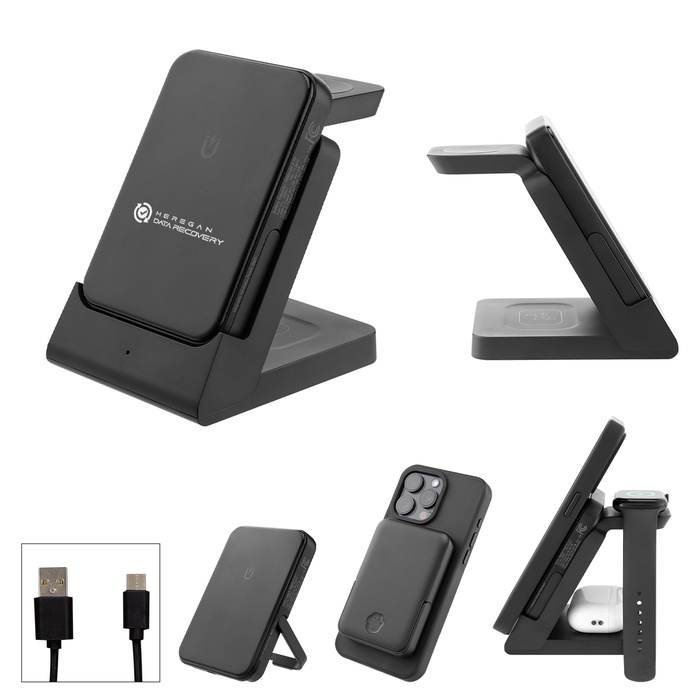 5,000 mAh Magnetic Power Bank & Watch Dock