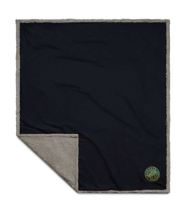 Field & Co.® Oversized Wool Sherpa Blanket - Embroidered