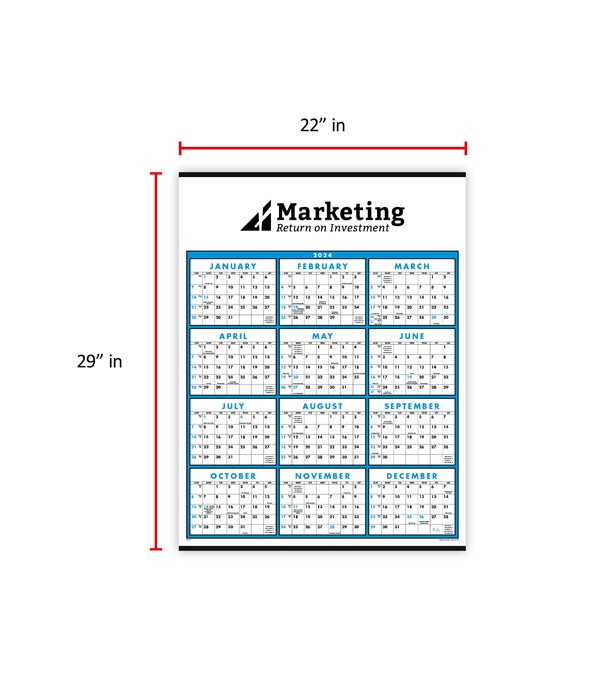 Span-A-Year Calendar Non-Laminated
