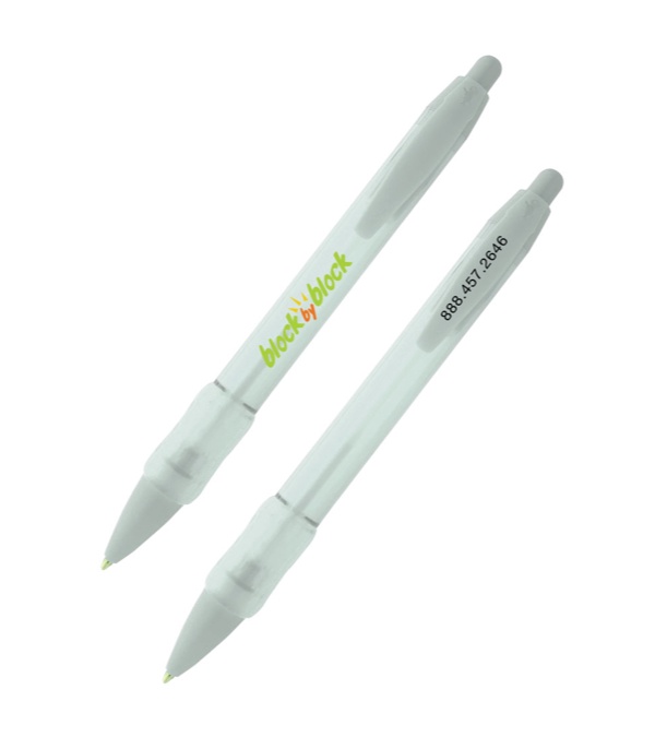 WideBody Clear Grip Pen