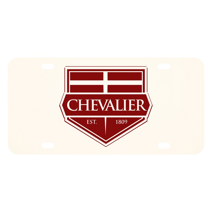 Custom License Plate 0.035
