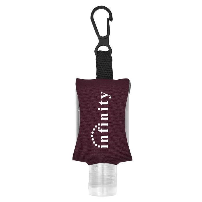 1 oz. Hand Sanitizer with Printed Case & Clip