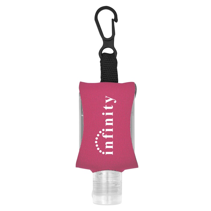 1 oz. Hand Sanitizer with Printed Case & Clip