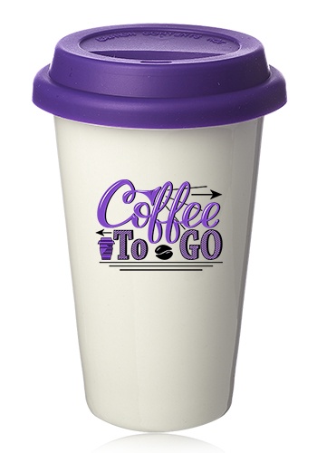 11 oz. Double Wall Ceramic Custom Tumblers