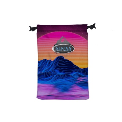 Full Color Custom Canvas Drawstring Bag