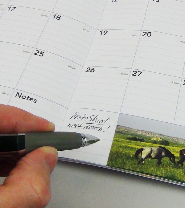 Journey Through America Date Log Desk Planner