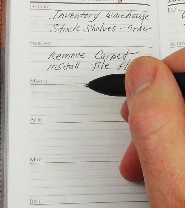 Roma Bonded Leather Pocket Pal Calendar