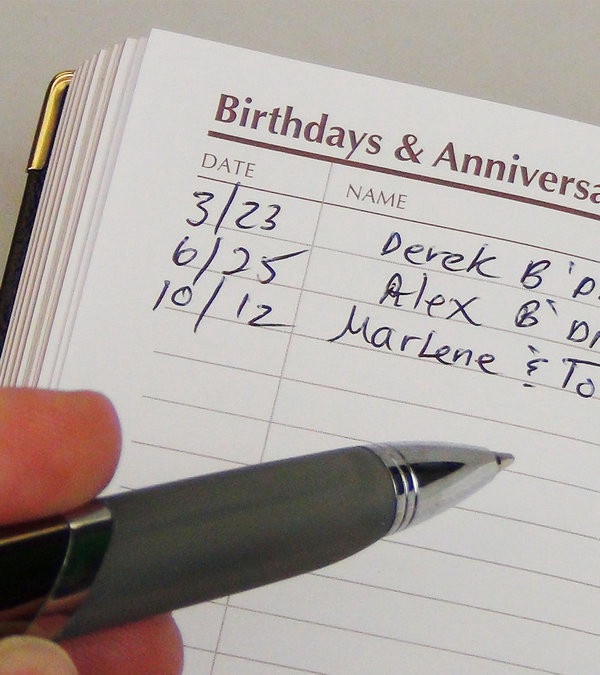 Roma Bonded Leather Pocket Pal Calendar