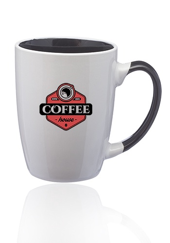 12 oz. Java Two-Tone Personalized Coffee Mugs