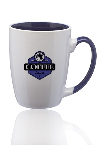 12 oz. Java Two-Tone Personalized Coffee Mugs