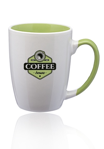 12 oz. Java Two-Tone Personalized Coffee Mugs