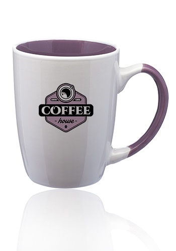 12 oz. Java Two-Tone Personalized Coffee Mugs