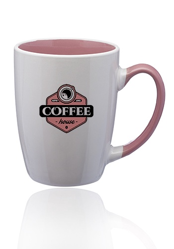 12 oz. Java Two-Tone Personalized Coffee Mugs