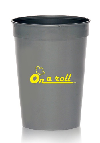 12 oz. Promotional Plastic Stadium Cups