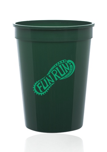12 oz. Promotional Plastic Stadium Cups