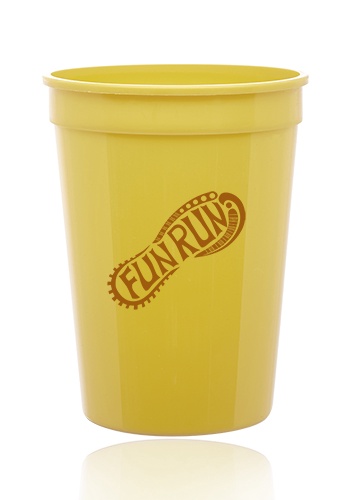 12 oz. Promotional Plastic Stadium Cups