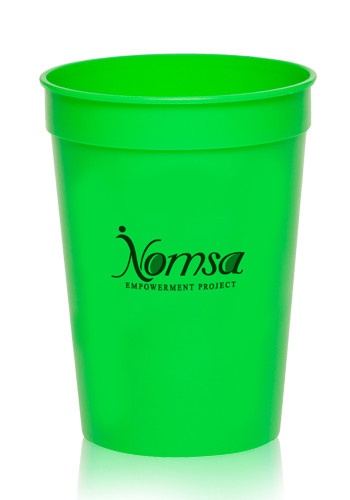 12 oz. Promotional Plastic Stadium Cups