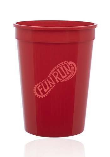 12 oz. Promotional Plastic Stadium Cups