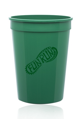 12 oz. Promotional Plastic Stadium Cups