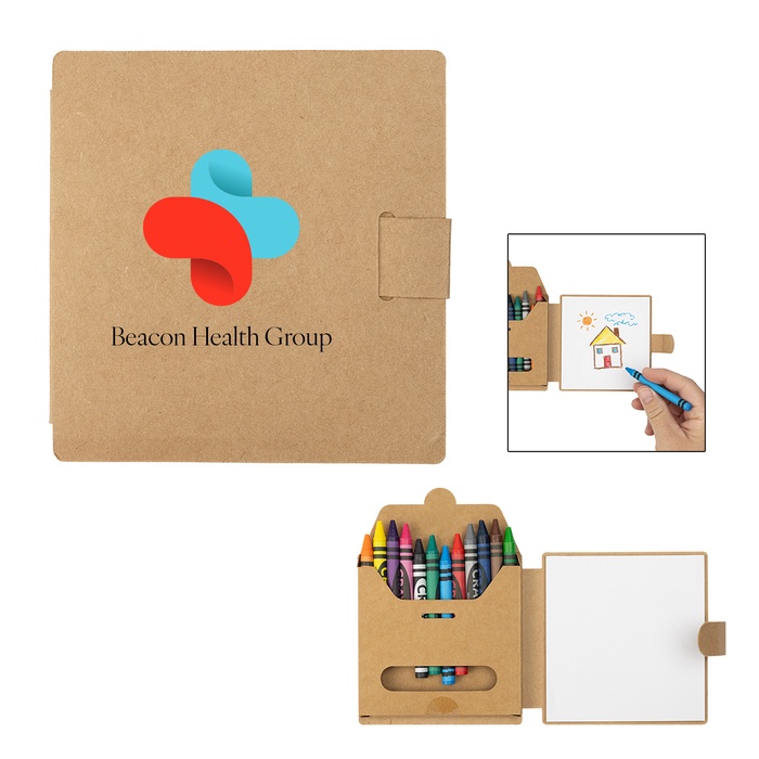 Crayon Set With Notepad